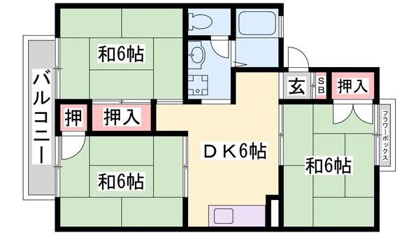 メゾンルミエールの物件間取画像